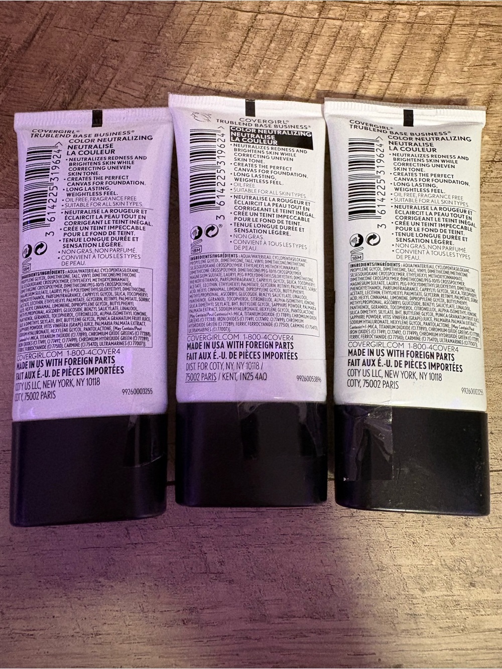 3 new sealed COVERGIRL TruBlend Color Neutralizing Skin Primers - Green - Picture 2 of 2